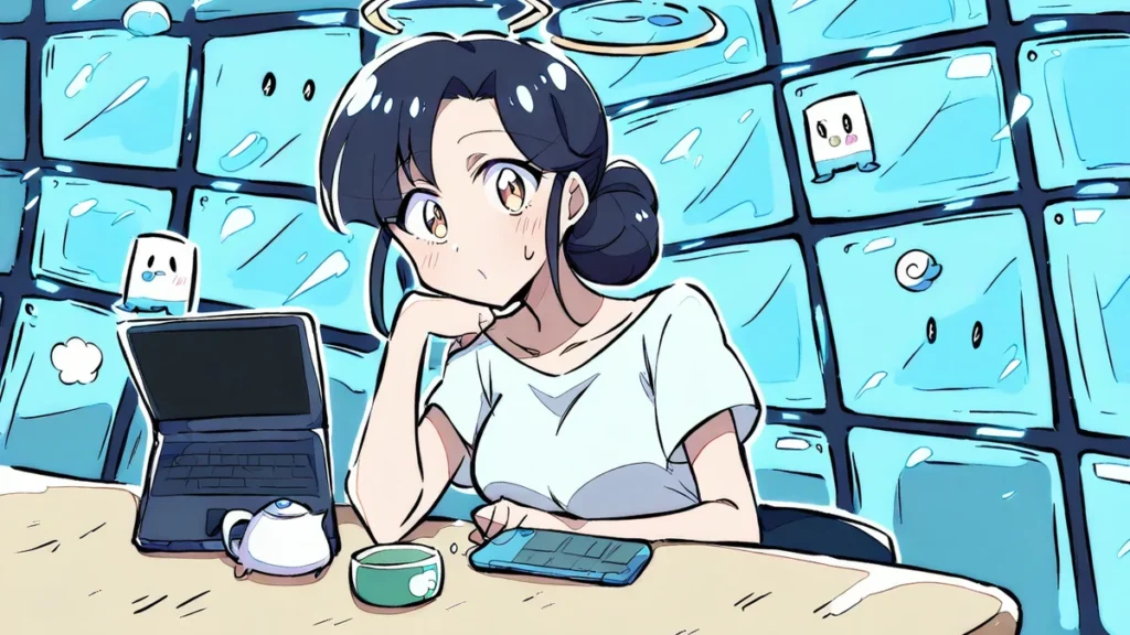 公共Wi-Fiと旅行時のVPN利用を案内する日本向けキャラクターイメージ