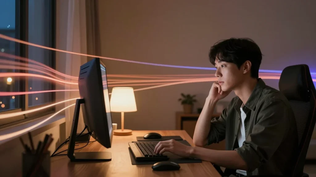 저녁 시간 게임 렉 진단 가이드 대표 이미지