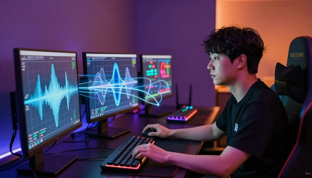 게임 VPN 사용 전 핑과 패킷 손실을 확인하는 이미지