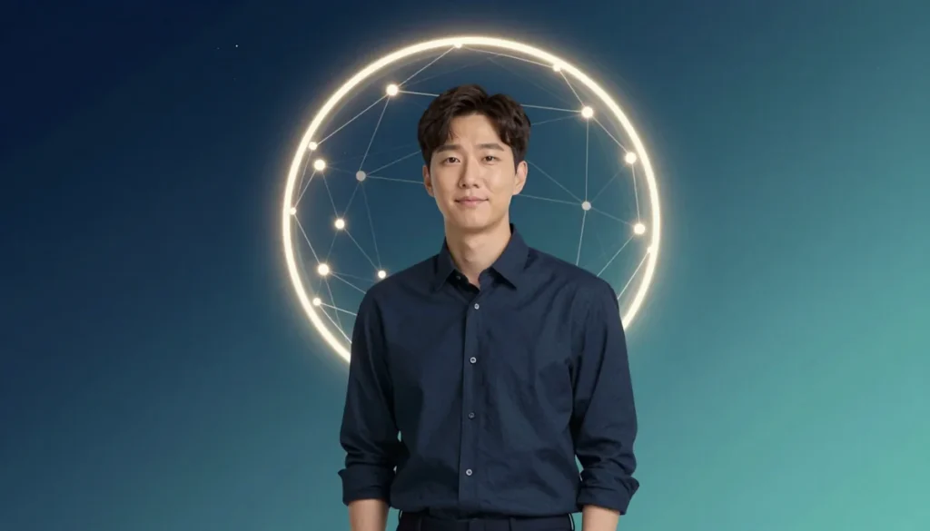 Surfshark 리뷰 대표 이미지: 다중 기기와 보안 연결을 검토하는 한국 성인 전문가