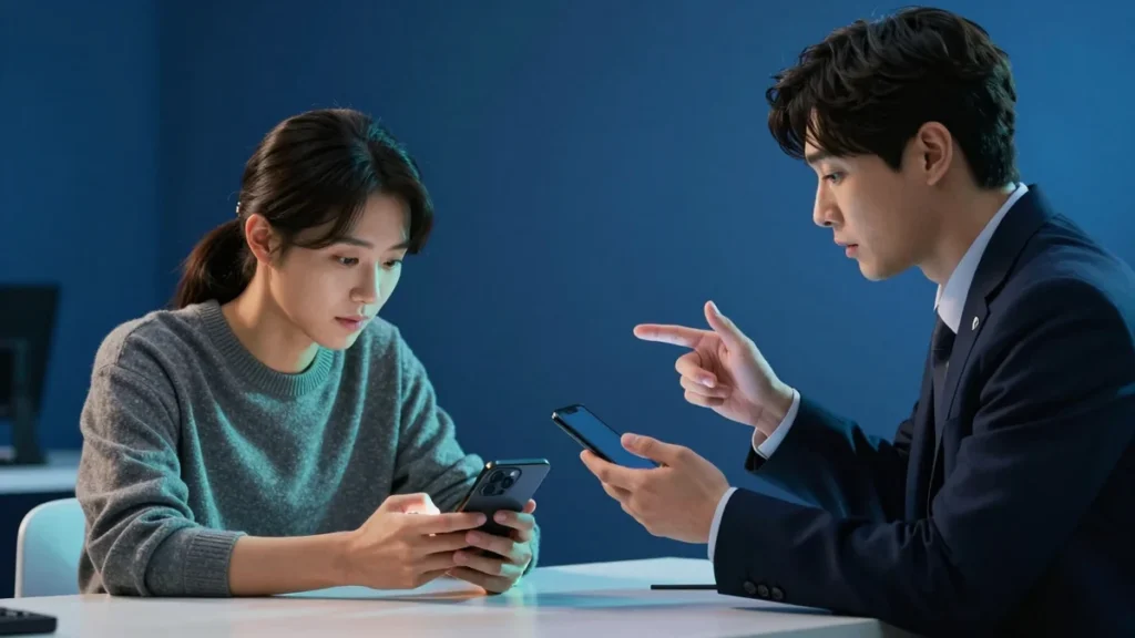 스미싱 링크를 눌렀을 때 대응